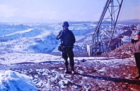 Standing above the Visca coal pit. I thought it was huge until I experienced Arizona's copper mines.