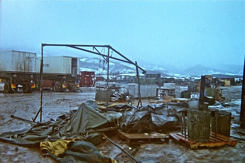 Aftermath of a Bora, a 100mph windstorm.