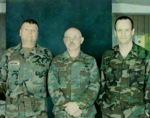 SSG Gene Jakubenas, who I served with in Kurdistan, and SFC Tony Libassi, who was our team sergeant in Bosnia. (March, 1997)