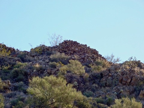 Closeup of the indian ruins. It's a short hike up from the saddle, but I was short on time.