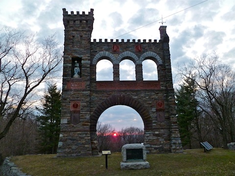 Townsend's Monument to war correspondents.