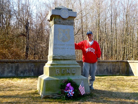 The Reno Monument at Fox Gap.