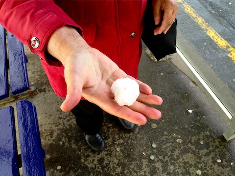My Indonesian wife was overjoyed she got to make a snow ball!