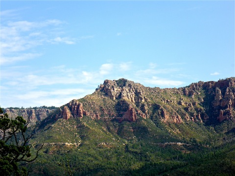 The Mogollon Rim, above Geronimo Trailhead.