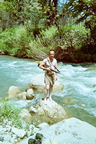 Me at swimming hole. Who knows what died or crapped upstream. Gave me a dick infection.