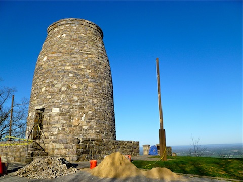The original Washington Monument, erected in Washington County, Maryland, in 1827. It was used as an observation post during the Antietam Campaign.