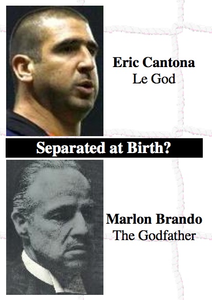 Separated at Birth? Eric Cantona, Le God & Marlon Brando, The Godfather