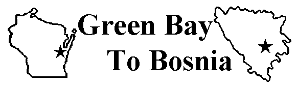 Green Bay to Bosnia Logo