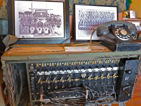 BD-72 switchboard. I think we had more advanced equipment when I went through Signal School at Ft. Gordon in 1981. The left photo is of the 10th Armored Group officers when the unit was initially formed at Ft. Knox. (There are no trees at Camp Bouse.)