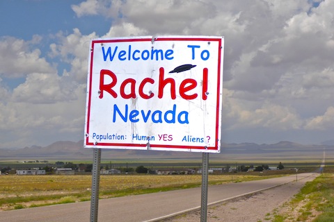 Welcome to Rachel, pop. 98. (Aliens were not included in the census.)