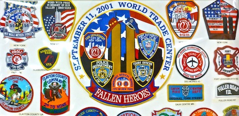 A small fraction of the many thousands of patches on display.