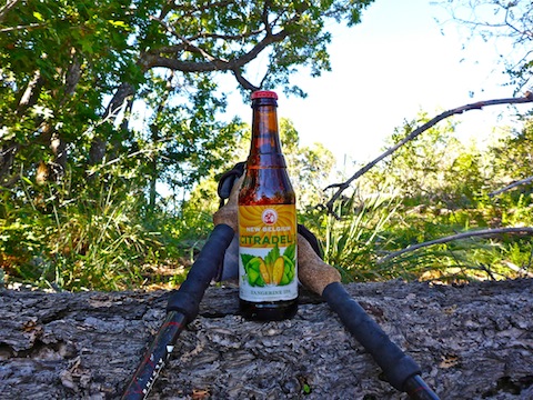 No hike is complete without beer.