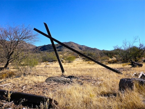 From a distance, I thought this might be a small head frame. No such luck.