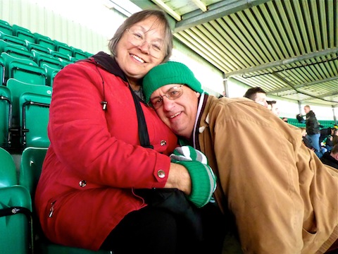 Me & Bernie at Celtic Park.