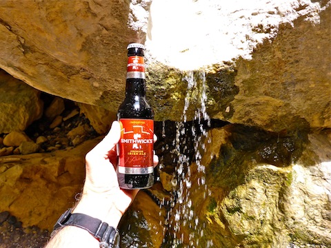 Celtic was founded in 1888 by an Irish Marist priest, Brother Walfrid, to feed poor Irish immigrants in Glasgow's impoverished east end. I figured it only appropriate my hiking beer was Irish.