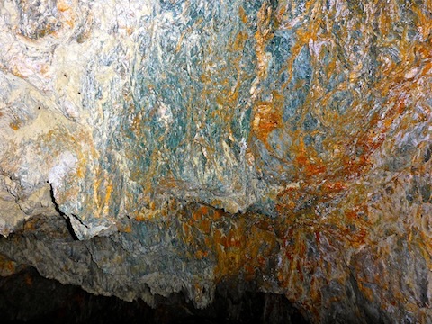 Mineralization in the Finch Wash Mine.