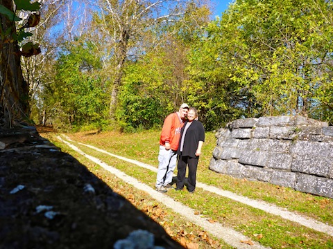 At the Antietam Aqueduct with my wife Bernie, without whom my hikes would not be possible.