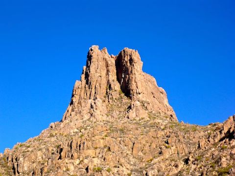 The south face of Miners Needle.