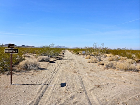 Turning from Pedersen Trail onto "155th Avenue".