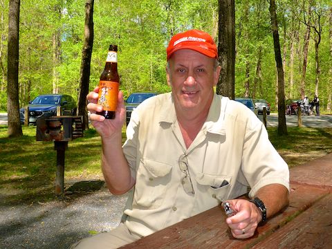 The Flying Dog Bloodline Blood Orange Ale was a hiking beer well earned.