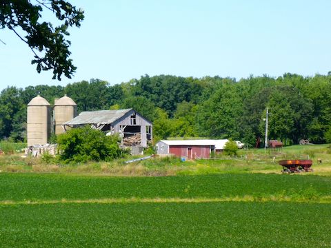 My favorite farm along the Wild Goose State Trail.