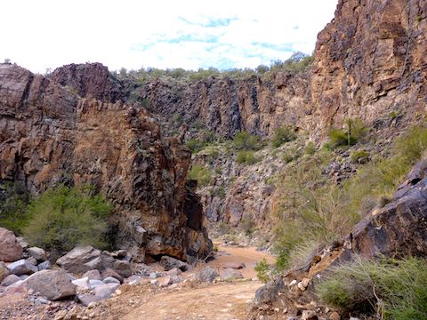 Warm Spring Canyon getting awesome! Note the recently maintained road.