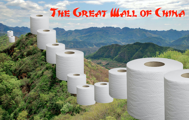 The Great Wall of China: Toilet Paper