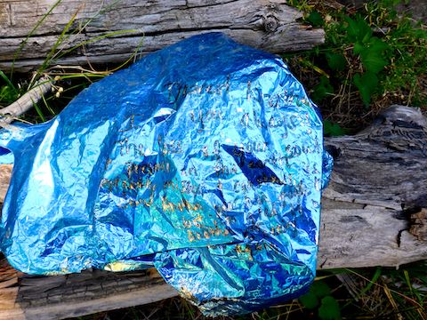 I found four mylar balloons in upper Miller Canyon. This one was touching: "Dearest brother, I ♥ you always! The loss of your soul & presence on this earth is greatly missed & constantly desired. Another year has gone by, but I'm glad to be another year closer to seeing you again."