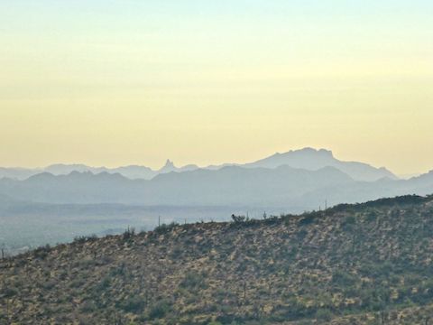 Max zoom to the Superstition Mountains from Prospector Scenic View. Weavers Needle and Flatiron are both visible. This is a good example of how I struggled with lighting, as the near spur was not nearly that dark & shady.