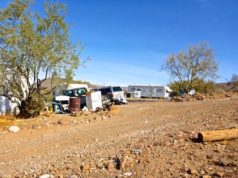Quite a few meth lab-y looking places near the Maricopa Trail in New River.