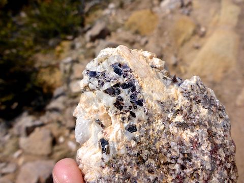 Muscovite found on Hyde Mountain Trail #6.