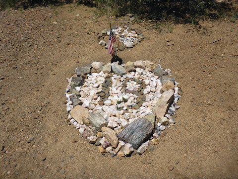 Memorial for the Granite Mountain Hotshots.