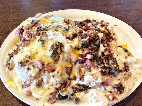 Why my ass is fat: biscuits & gravy at Bisbee Breakfast Club in Mesa.
