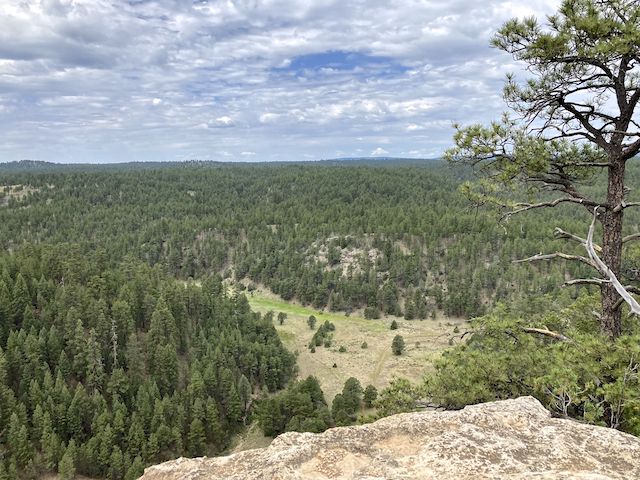 My favorite Fisher Point view: Fay Canyon / Skunk Canyon to the right; Sandys Canyon ahead, and Walnut Canyon, lower left.
