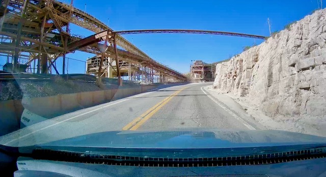 U.S. Highway 191 -- formerly known as "The Devil's Highway" (US-666) -- travel's right through the middle of Morenci Mine's processing plant. My wife & I met in a mine in Bosnia. No joke.