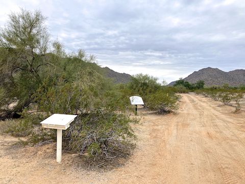 Butterfield Pass Trail: The de Anza registry, at the foot of Butterfield Pass.