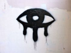 Dripping Graffiti Eye