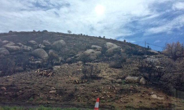 Yarnell Hill Fire damage on the west side of AZ-89 in Glen Ilah.