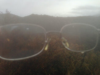 The next time I would have glasses this fogged would be wearing a mask during the Chinese Lung AIDs in 2020.
