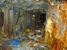 Upper level of the Climax Mine.
