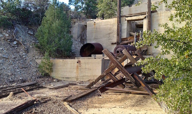 The Gibson Mine mill, in Bellevue, AZ.