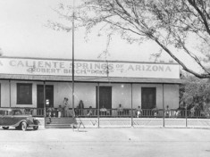 Agua Caliente hot springs & hotel, c. 1934.