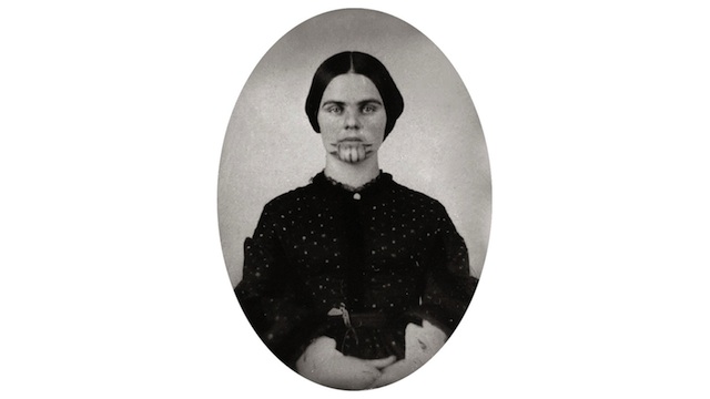 Olive Oatman in 1857, two years after leaving the Mohave.