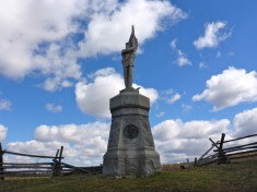 Antietam: 132nd Pennsylvania Regiment Monument at Bloody Lane.