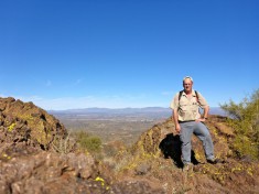 Me on top of Vulture Peak