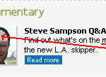 The Mind of Steve Sampson is empty