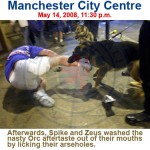 Rangers Manchester Riot 2008-05-14