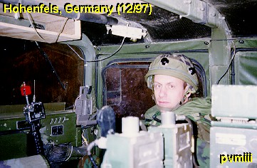 CPT McMurry in Humvee
