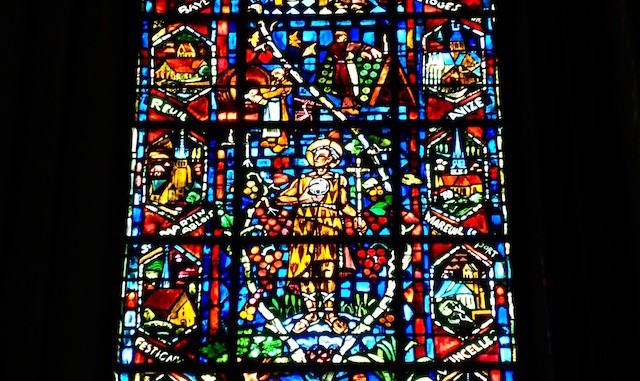 Reims Cathedral stained glass.