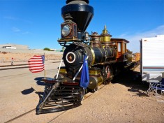 Eureka was built by the Baldwin Locomotive Works in Philadelphia in 1875. It is a narrow gauge 4-4-0 engine.